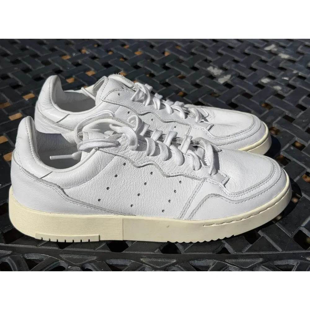 Adidas Men’s Super Court Off White Rare Luxe Classics Size 7 EE6325 NWOT